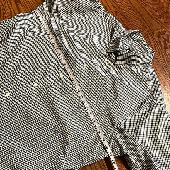 Eddie Bauer NWOT men’s wrinkle free RELAXED fit button down plaid shirt 2XL - Picture 9 of 12